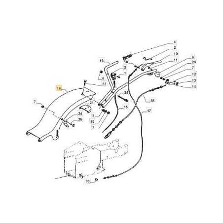 SUPPORT DE GUIDON ORIGINAL STIGA ROUGE - 1483-2357-01 | NewgardenParts.com