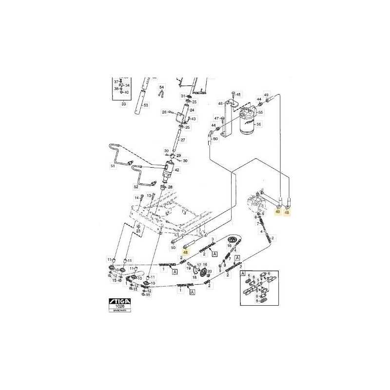 TUBO IDRAULICO (1400 MM) ORIGINALE STIGA - 1134-4228-01
