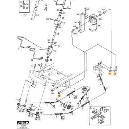 TUYAU HYDRAULIQUE (1400 MM) ORIGINE STIGA - 1134-4228-01 | NewgardenParts.com
