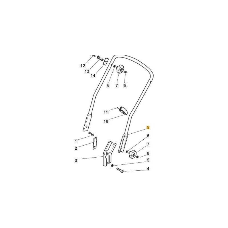 MANIJA INFERIOR STIGA ORIGINAL - 81006613/0