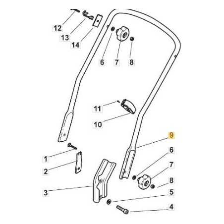 ORIGINAL STIGA UNTERER GRIFF – 81006613/0 | NewgardenParts.com