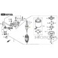 ORIGINAL STIGA STARTER MOTOR GEAR - 118552180/0