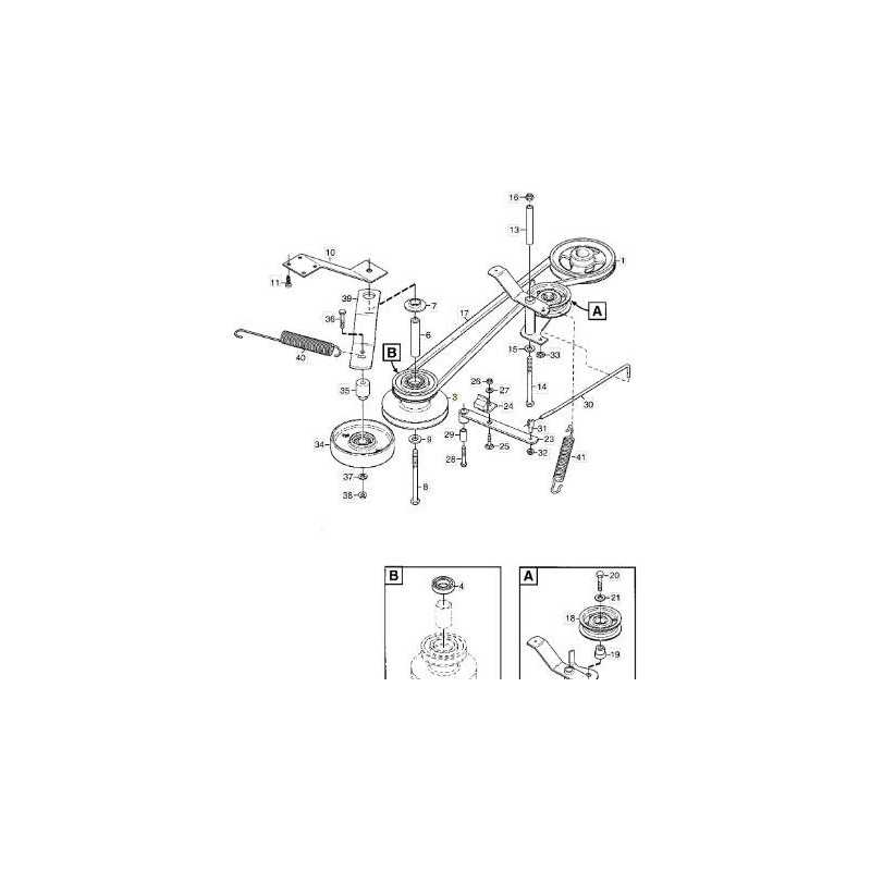 POULIE INTERMÉDIAIRE ASSY ORIGINAL STIGA - 1134-6617-01