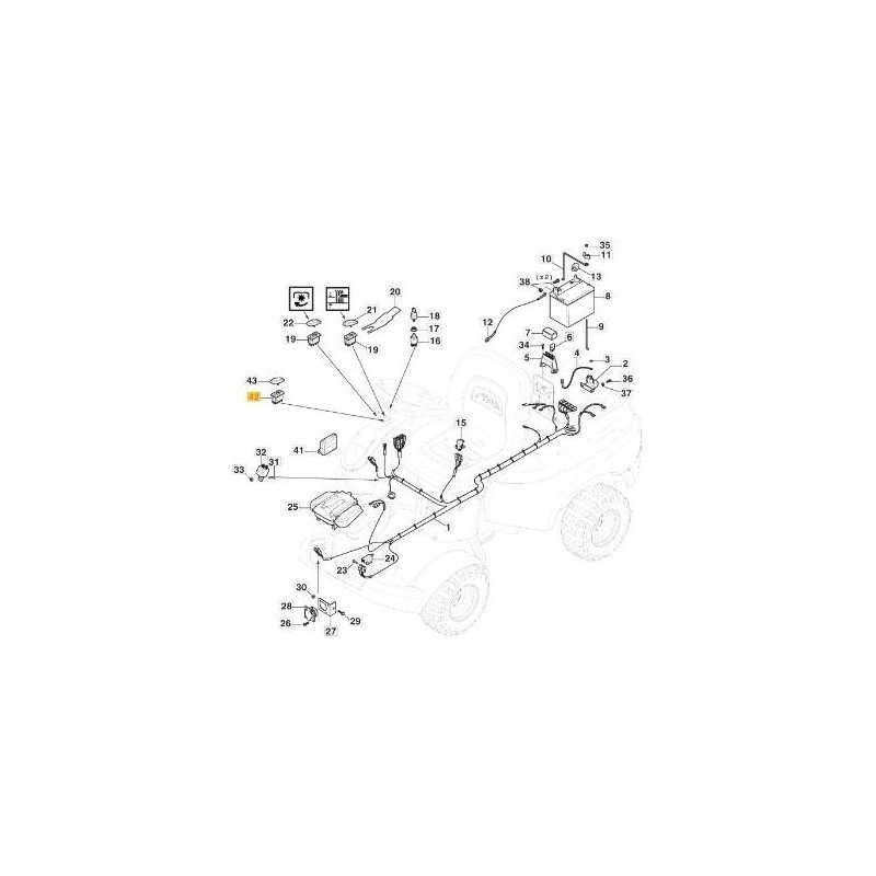 ORIGINAL STIGA REAR PARK LIFT SWITCH - 9400-0283-01