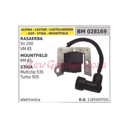 Bobina accensione stiga rasaerba sv200 vm65 rm65 53s turbo 50s | NewgardenParts.com