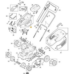 KIT DE COUVERTURE ESTHÉTIQUE E 340 Li 40 ORIGINAL STIGA - 118811042/0