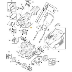 KIT TAPA SUPERIOR E 340 Li 40 P ORIGINAL STIGA - 118811060/0 | NewgardenParts.com