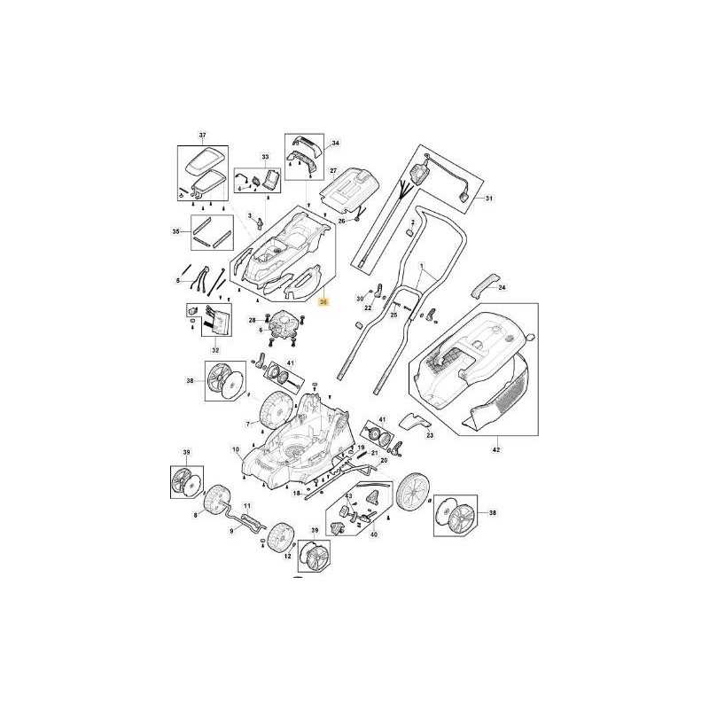 KIT TAPA SUPERIOR E 340 Li 40 P ORIGINAL STIGA - 118811060/0