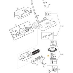KIT EMBRAYAGE SWP 475-577 ORIGINAL STIGA - 118805690/0 | NewgardenParts.com
