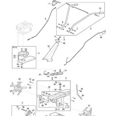 TI 36 V ORIGINAL STIGA HANDLE KIT - 118805070/0 | NewgardenParts.com