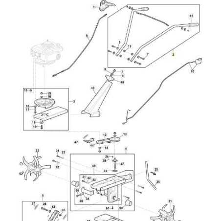 TI 36 V ORIGINAL STIGA HANDLE KIT - 118805070/0 | NewgardenParts.com