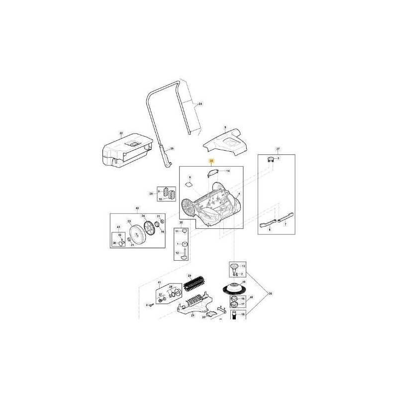 KIT CADRE SWP 577 ORIGINAL STIGA - 118821370/0