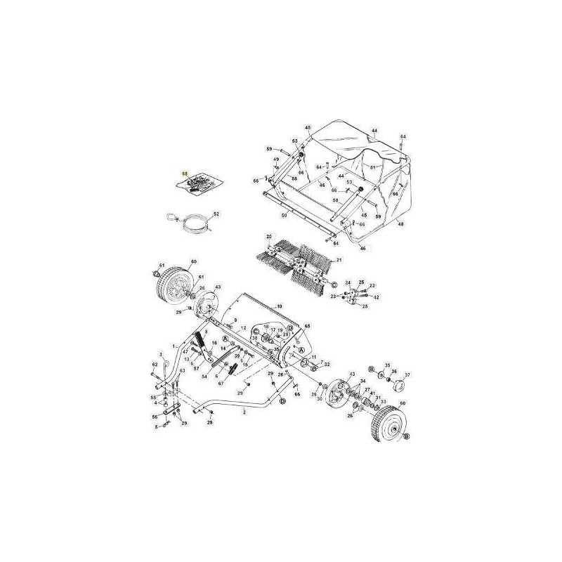 SCREW KIT/COMPONENTS COLLECTOR 42 COMP ORIGINAL STIGA - 118890299/0