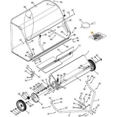 SCREW KIT/COMPONENTS COLLECTOR 42 ORIGINAL STIGA - 118890300/0 | NewgardenParts.com