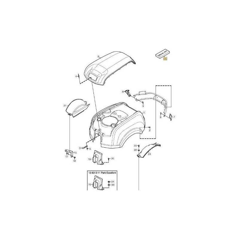 KIT DE ETIQUETAS (PARK UNLIMITED 07) ORIGINAL STIGA - 1134-6443-05