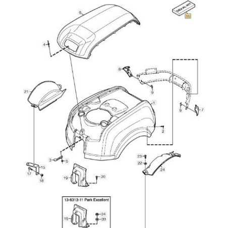 ETIKETT-KIT (PARK UNLIMITED 07) ORIGINAL STIGA – 1134-6443-05 | NewgardenParts.com