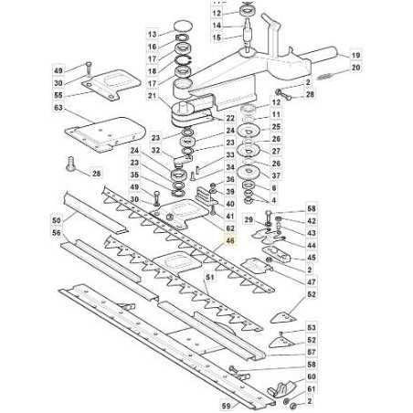 UPPER BLADE L.864 BLN ORIGINAL STIGA - 118800020/0 | NewgardenParts.com