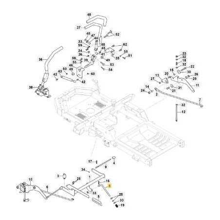 LEVIER DE FREIN ORIGINAL STIGA - 118830241/0 | NewgardenParts.com