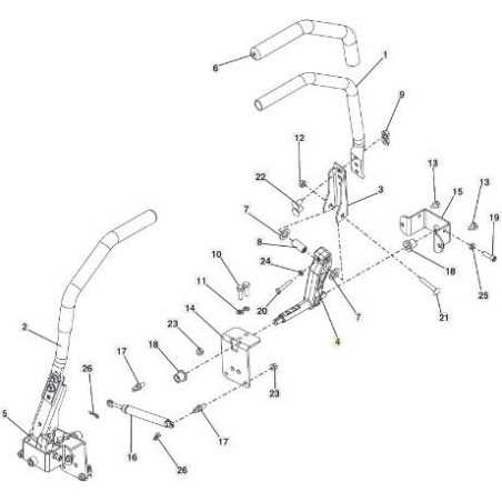 STEERING LEVER, LEFT SIDE ORIGINAL STIGA - 118830954/0 | NewgardenParts.com