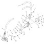 STEERING LEVER, LEFT SIDE ORIGINAL STIGA - 118830954/0
