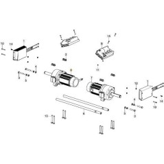 LINIX GETRIEBE RECHTS (ALB. 25) GYRO 900 ORIGINAL STIGA - 118401019/0 | NewgardenParts.com