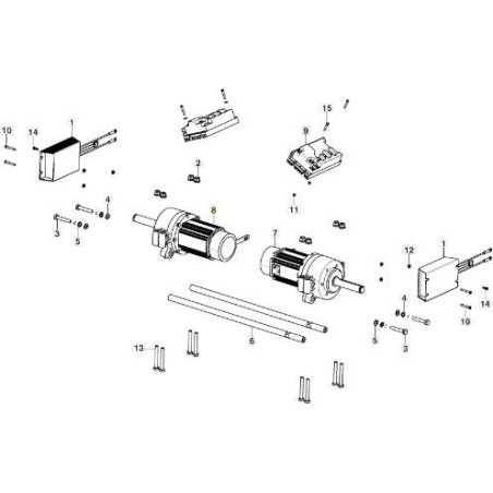 BOITE-PONT LINIX DROITE (ALB. 25) GYRO 900 ORIGINAL STIGA - 118401019/0 | NewgardenParts.com