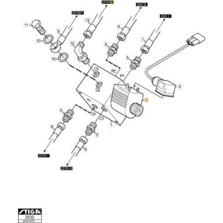 VÁLVULA MAGNÉTICA STIGA ORIGINAL - 1139-2097-01 | NewgardenParts.com
