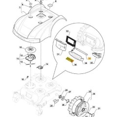 MANICO ORIGINALE STIGA - 112600297/0 | NewgardenParts.com
