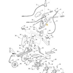 POIGNÉE RÉGLABLE ORIGINALE STIGA - 118802979/0 | NewgardenParts.com