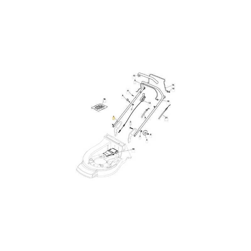 UPPER HANDLE ERGO NP 53 BBC ASTRAL GRAY ORIGINAL STIGA - 381006875/0