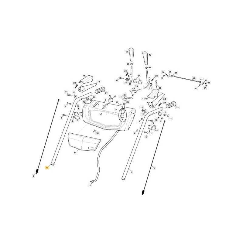 GRIFF, RECHTE SEITE ORIGINAL STIGA - 118820260/0