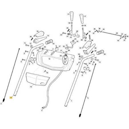 GRIFF, RECHTE SEITE ORIGINAL STIGA - 118820260/0 | NewgardenParts.com