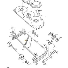 PLATTENHEBFEDER CM102 ORIGINAL STIGA - 1134-3720-01