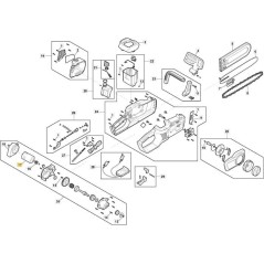 ORIGINAL STIGA CS 40 Li ELEKTROMOTOR – 118810922/0