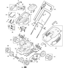 MOTEUR ÉLECTRIQUE E 340 Li 40 ORIGINAL STIGA - 118810982/0