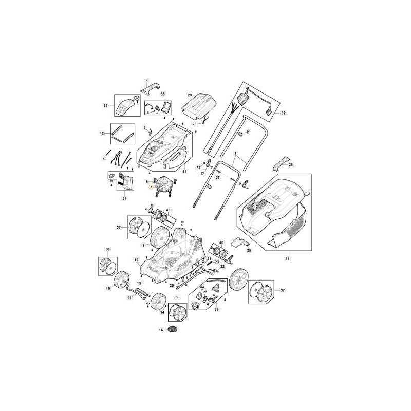 ELEKTROMOTOR E 340 Li 40 ORIGINAL STIGA - 118810982/0