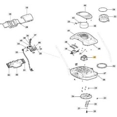 ELECTRIC MOTOR T 300 Li 20 ORIGINAL STIGA - 118811452/0 | NewgardenParts.com