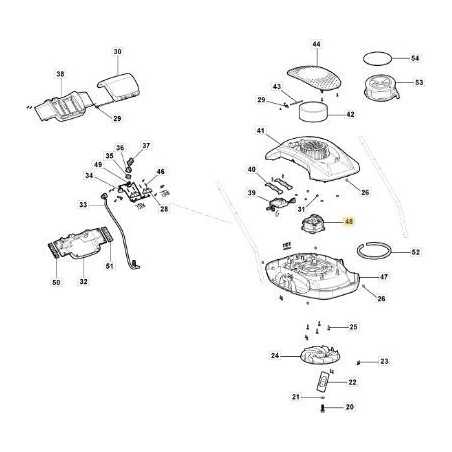 ELECTRIC MOTOR T 300 Li 20 ORIGINAL STIGA - 118811452/0 | NewgardenParts.com