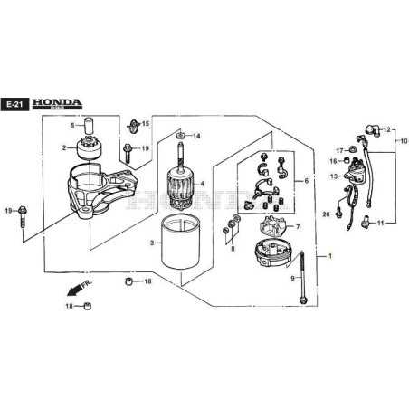 ORIGINAL STIGA STARTER MOTOR - 118551701/0 | NewgardenParts.com