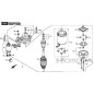 ORIGINAL STIGA STARTER MOTOR - 118551700/0