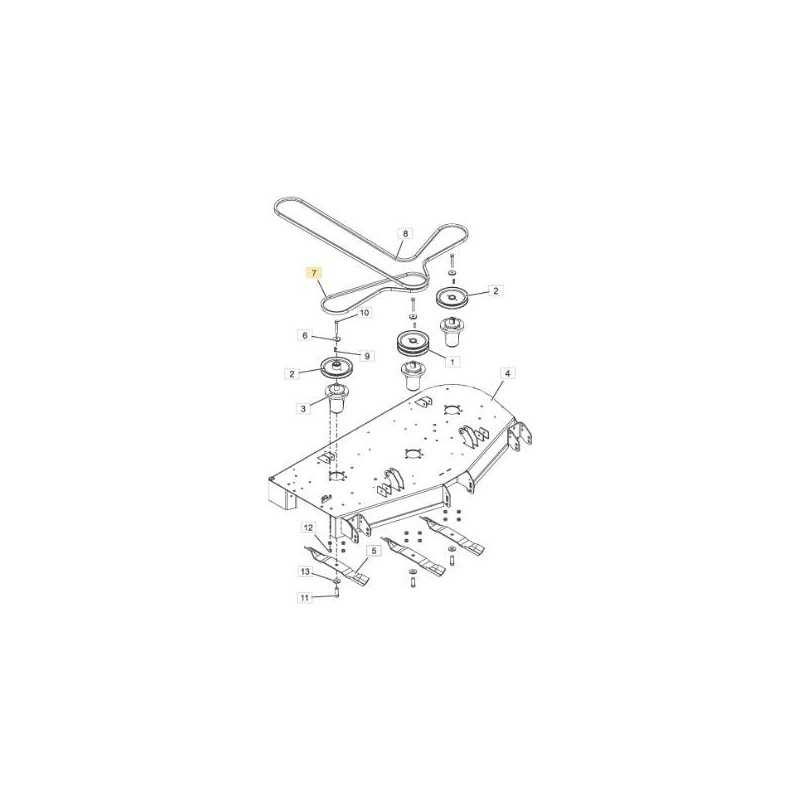 Kevlar lawnmower deck belt ZT7132T ORIGINAL STIGA - 1134-9236-01