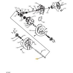 OUTPUT SHAFT (62 CM) ORIGINAL STIGA - 1811-2552-01