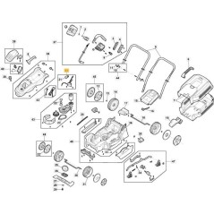 KIT PCB ET COMMUTATEURS E 300 Li 40 ORIGINAL STIGA - 118810956/0