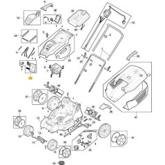 PCB-SCHALTER-KIT E E 340 Li 40 ORIGINAL STIGA - 118811043/0 | NewgardenParts.com