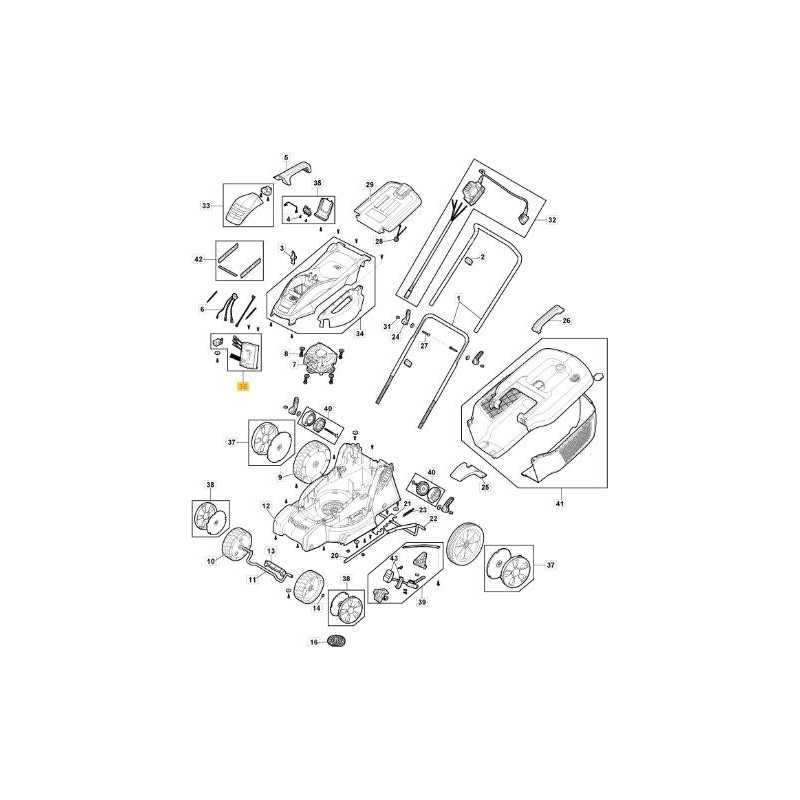 PCB SWITCH KIT E E 340 Li 40 ORIGINAL STIGA - 118811043/0