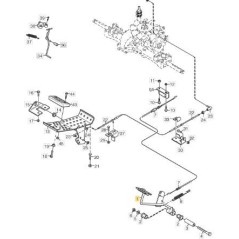 ORIGINAL STIGA BREMSPEDAL – 1134-5655-01