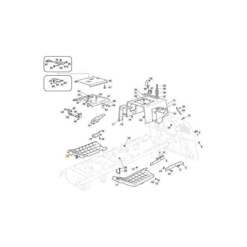 PEDANA DX TC (PLASTICA) ORIGINALE STIGA - 325500052/0