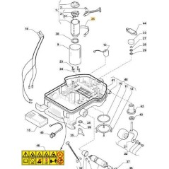 ELASTISCHE PLATTE (L30) ORIGINAL STIGA - 112600106/1 | NewgardenParts.com