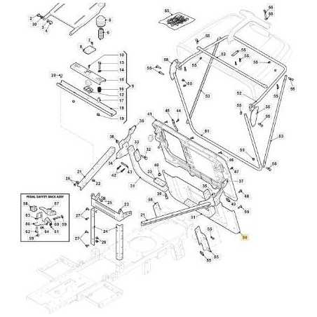REAR LOWER PLATE NR66 VNN ORIGINAL STIGA - 327543025/0 | NewgardenParts.com
