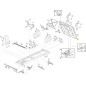 REAR PLATE R72 E-C ORIGINAL STIGA - 327543065/1